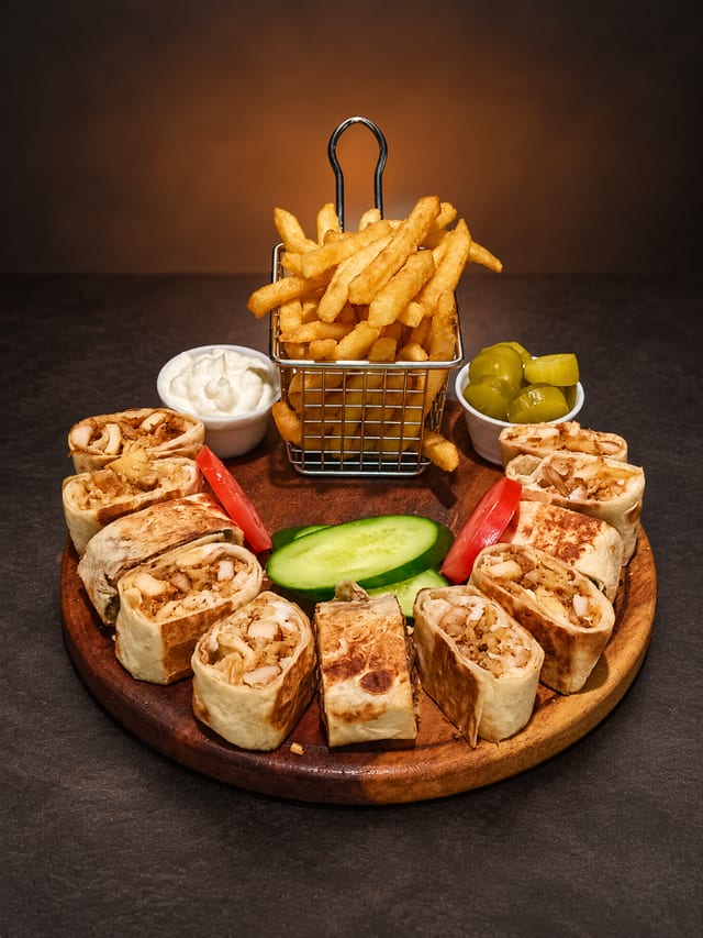 Jumbo Chicken Shawarma Bites.