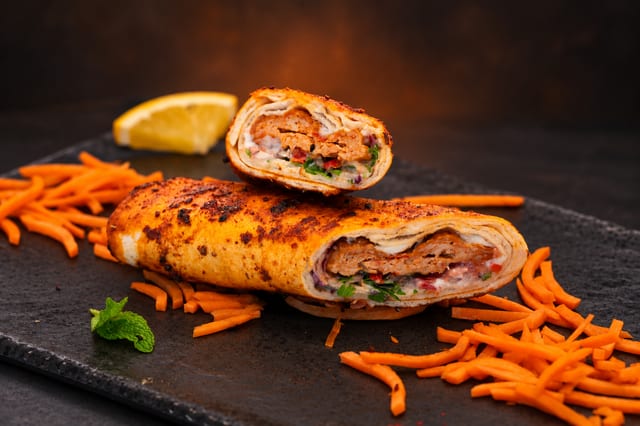Chicken Kofta Wrap.