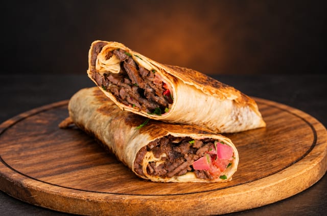 Wrap Beef Shawarma.