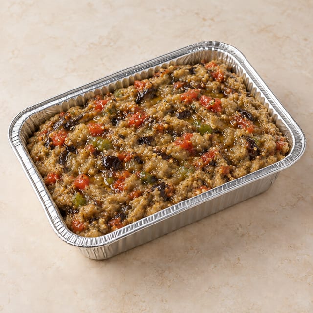 Half Baba Ghanouj Tray.