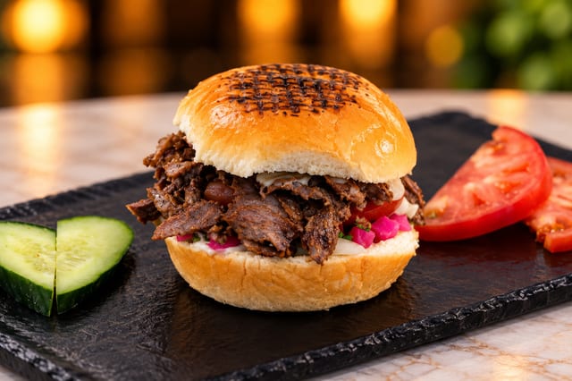 Beef Shawarma Bun.