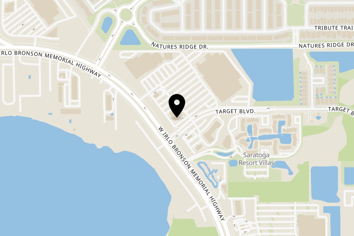 Map showing the location of The Dough Show The Dough Show - Kissimmee on 4797 W Irlo Bronson Memorial Hwy, in Kissimmee