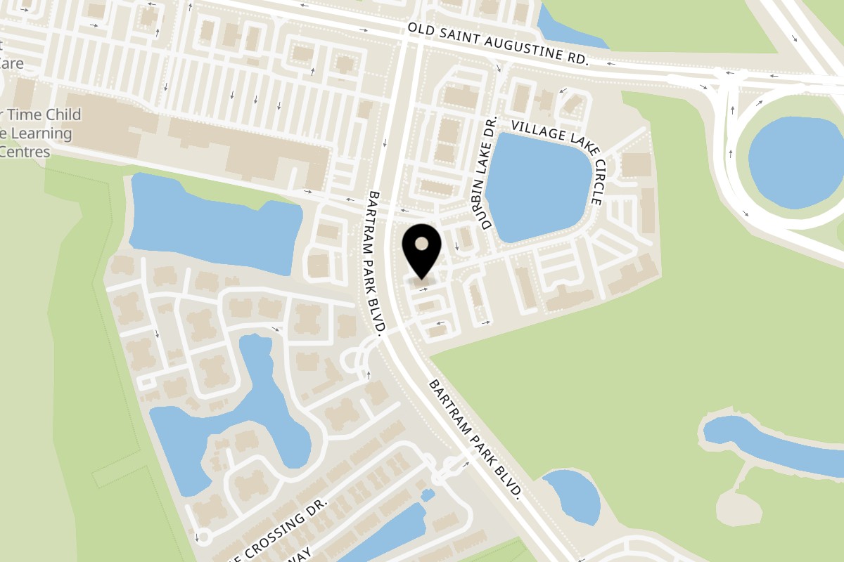 Map showing the location of The Dough Show The Dough Show - Jacksonville on 12681 Bartram Park Blvd in Jacksonville